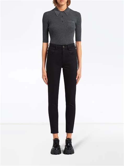 prada broek|Prada ladies jeans.